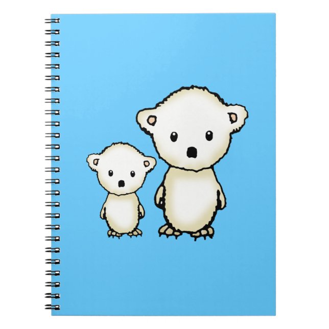 Sweet Polar Bears Notebook (Front)