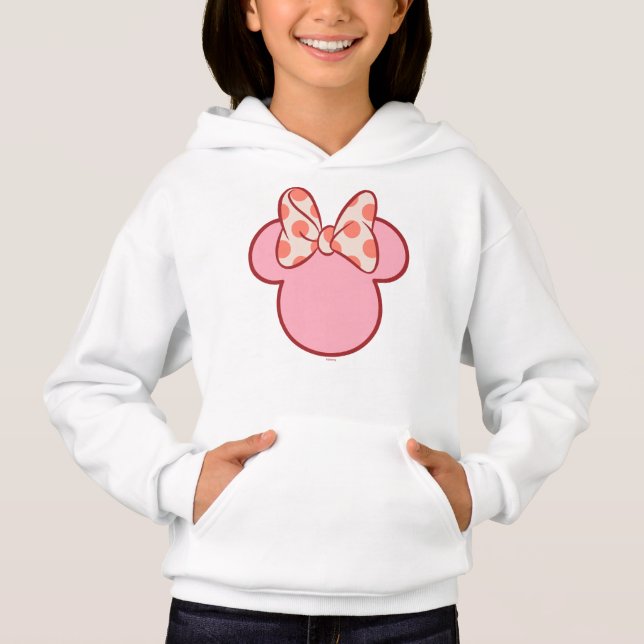 Sweet Polka Dot Bow Mouse Silhouette (Front)