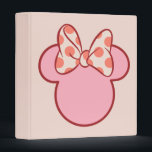 Sweet Polka Dot Bow Mouse Silhouette Binder<br><div class="desc">Simple, cute, and instantly charming, this playful artwork features a classic mouse-inspired silhouette topped with an adorable polka dot bow. With soft pink tones and a clean, modern look, this design is perfect for adding a touch of sweetness and fun to everyday style. Ideal for customizable Zazzle products like apparel,...</div>