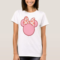 Sweet Polka Dot Bow Mouse Silhouette