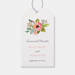 Sweet Posie   Wedding Gift Tags
