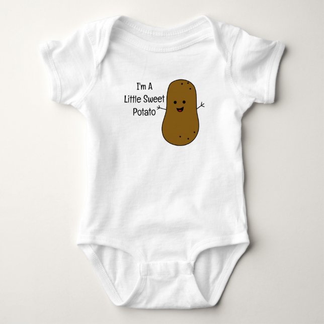 Sweet Potato Baby Bodysuit (Front)