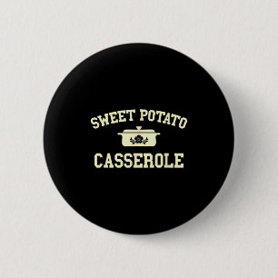 Sweet Potato Cerole Thanksgiving Cooking  2 Inch Round Button