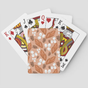 Sweet Potato Pie Ingredients Playing Cards