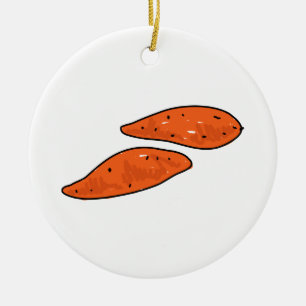 Sweet Potatoes Ceramic Ornament