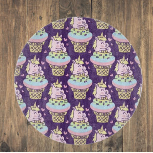 Sweet Pride Unicorn Glass Cutting Board
