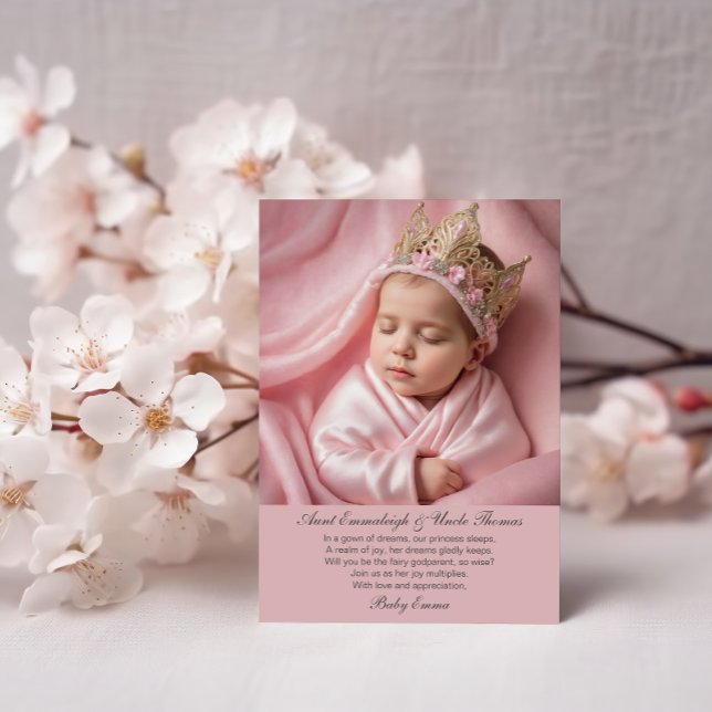 Sweet Princess Slumber - A Godparent Proposal Invitation (Creator Uploaded)