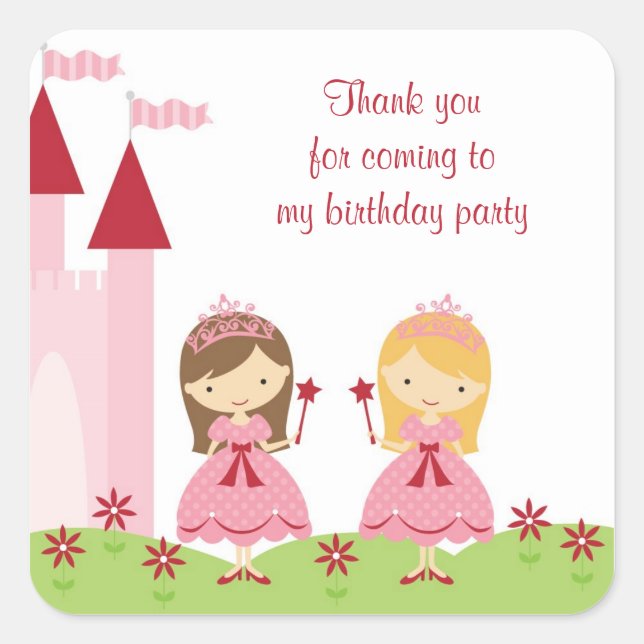 Sweet Princess Stickers (Front)