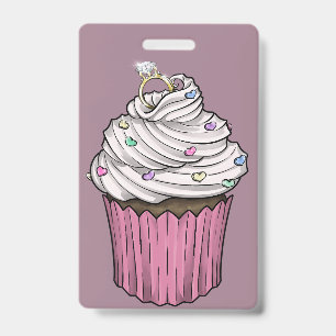 Sweet Proposal Cupcake Badge