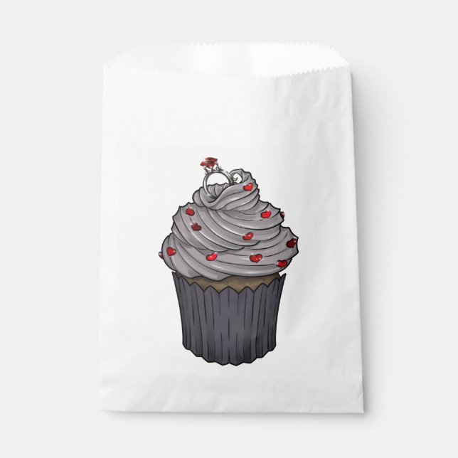 Sweet Proposal Cupcake Favour Bag (Front)