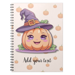 Sweet Pumpkin Magic – Personalized Halloween Noteb Notebook