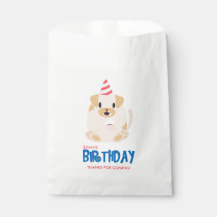 Sweet Puppy Dog Kid's Birthday Party Favour Bag