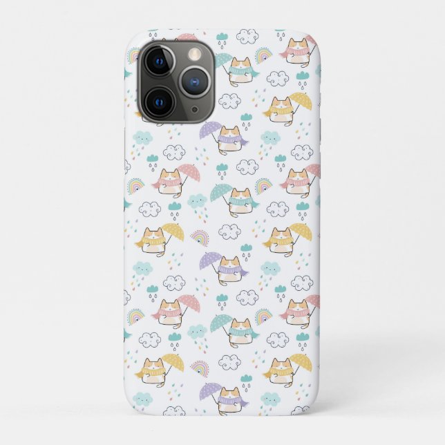 Sweet Rainy Day Pattern  Case-Mate iPhone Case (Back)
