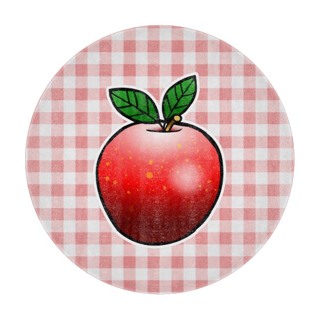 Sweet Red Apple Cutting Board (Front)