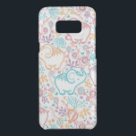 Sweet Red Blue And Beige Elephants And Flowers Uncommon Samsung Galaxy S8 Plus Case<br><div class="desc">Cute colourful baby elephants seamless pattern</div>