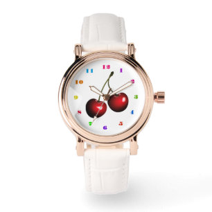 Sweet Red Cherry Watch