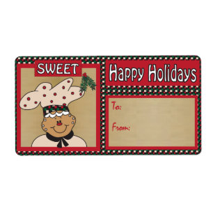 Sweet Retro Gingerbread Guy   Christmas