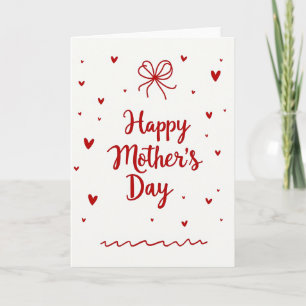 Sweet Ribbon Mothers Day Card
