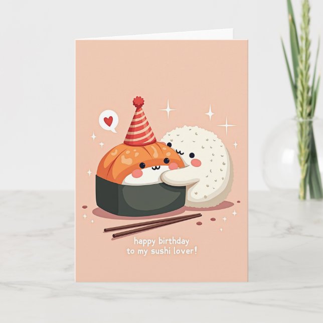 Sweet Rice Birthday Card (Front)