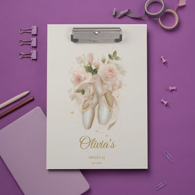 Sweet Rosé Ballet Soirée, custom Clipboard (Creator Uploaded)