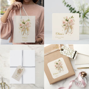 Sweet Rosé Ballet Soirée, custom Square Sticker