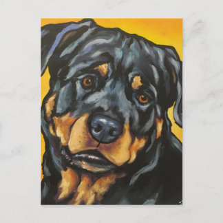 Sweet Rottweiler Postcard