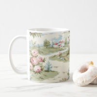 Sweet Rustic Country Home Floral Landscape