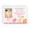 Sweet Safari Jungle Animal Birthday Invitations