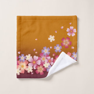 Sweet Sakura Blossoms Kimono Style Bourgogne & Or