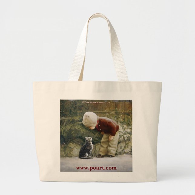 Sweet Sarah Large Tote Bag (Front)