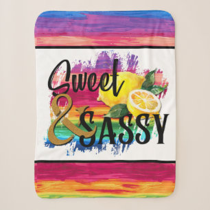 Sweet & Sassy Sherpa Blanket