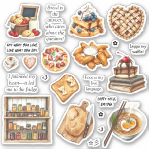 Sweet & Savory Delights Sticker Sheet