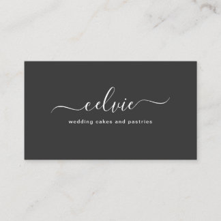 Sweet Savvy Chic Élégant minimaliste Carte de visi