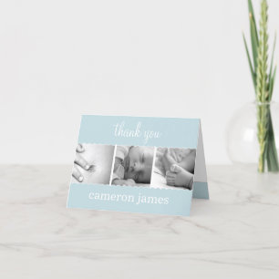 Sweet Scallops Baby Thank You Card