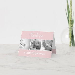 Sweet Scallops Baby Thank You Card