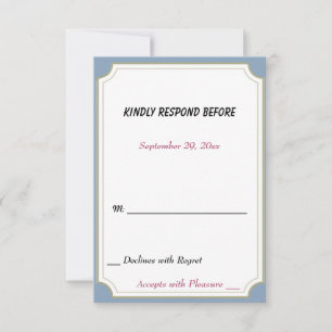 SWEET SCHNAUZER PUPPY DOG TURNING 10 RSVP CARD