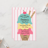 Sweet Scoop Ice Cream Baby Shower