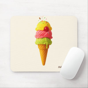 Sweet Scoops Personalized Delight Mouse Pad