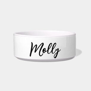 Sweet script pet name custom bowl