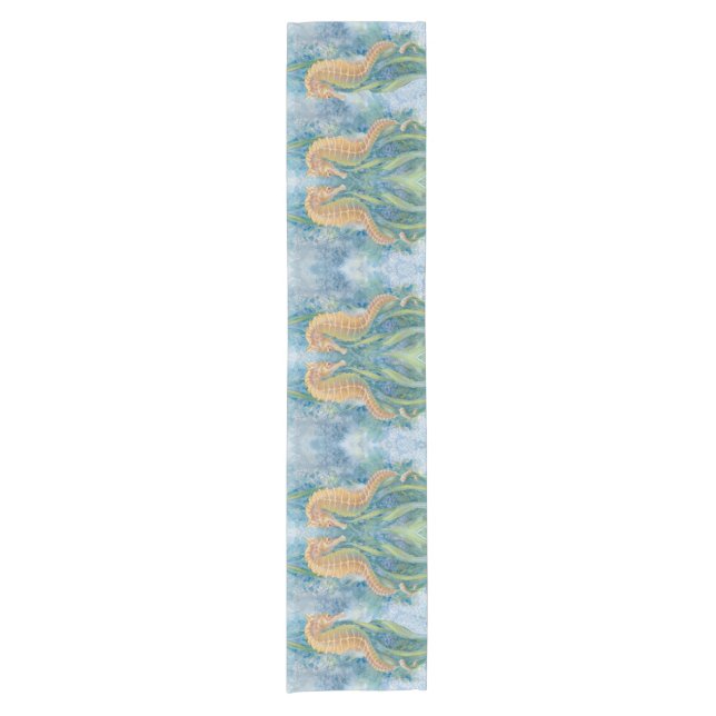 Sweet Sea horses table runner (Front)