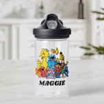 Sweet Sesame Street Pals | Add Your Name Water Bottle<br><div class="desc">This cute graphic features all your favourite Sesame Street characters hanging out together.   © 2022 Sesame Workshop. www.sesamestreet.org</div>