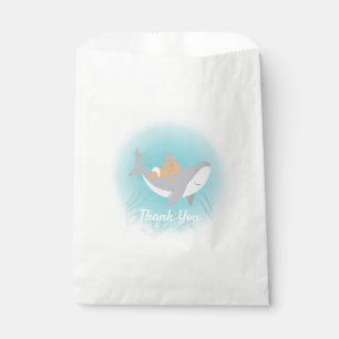 Sweet Shark Baby Shower Favor Bag