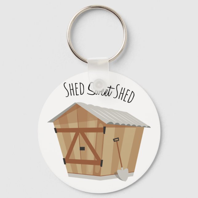 Sweet Shed Keychain (Front)