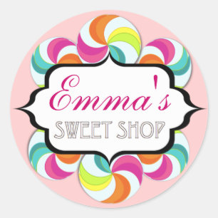 Sweet Shop Lollipop Stickers by Kelly Schwark