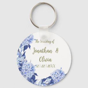 Sweet Shower Spring purple Floral Wedding Keychain