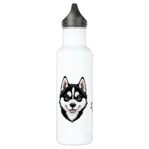 Sweet Siberian Husky Puppy 710 Ml Water Bottle