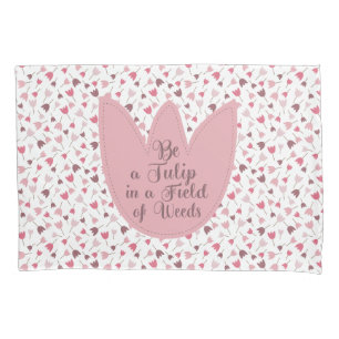 Sweet Simple Pink Tulip Pattern - All direction Pillowcase
