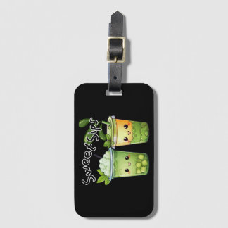 Sweet Sips Kawaii Bubble Tea Duo Luggage Tag