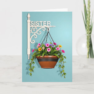 Sweet Sisters Day Blooms Card