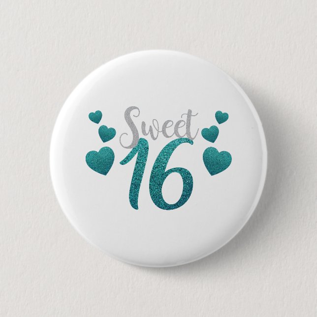 Sweet sixteen 16 Personalize Destiny Destiny'S 2 Inch Round Button (Front)